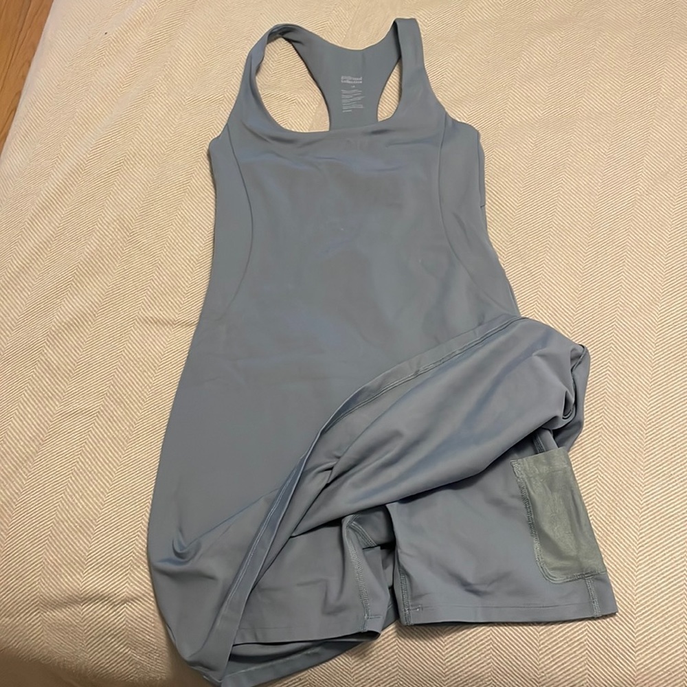 NWOT Girlfriend Collective Lagoon Paloma Racerback Dress XS